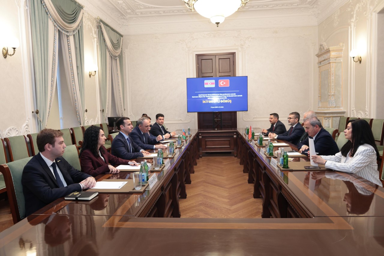 Baş prokuror Türkiyənin Baş Ombudsmanı ilə görüşdü - FOTOLAR